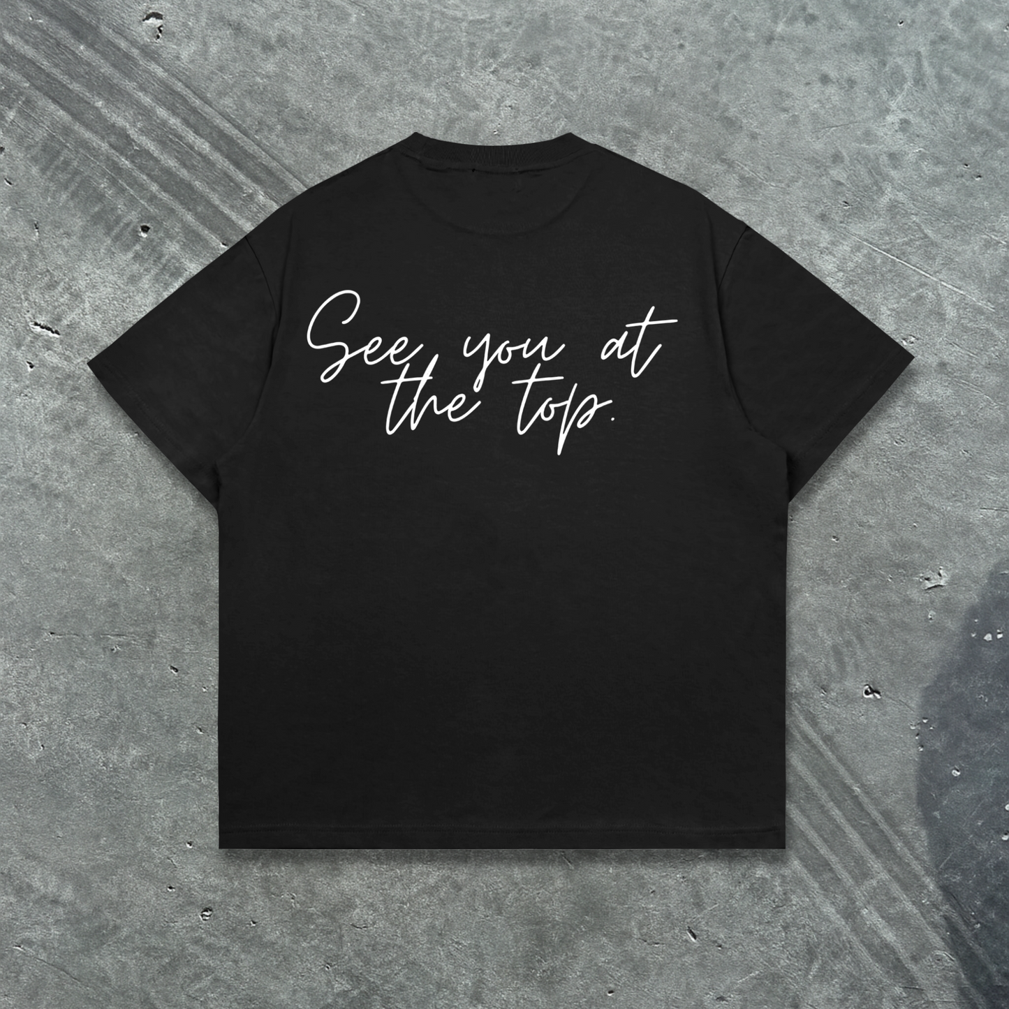 "FAITH" OVERSIZED TEE (BLACK)
