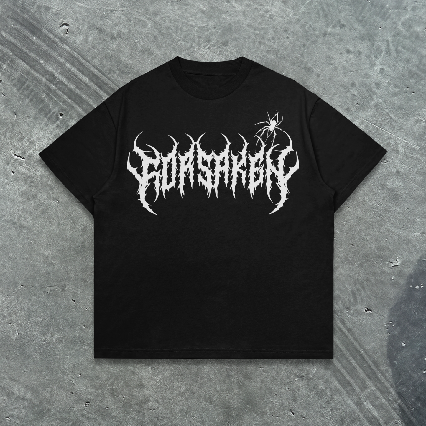 "GR1M" OVERSIZED TEE (BLACK)