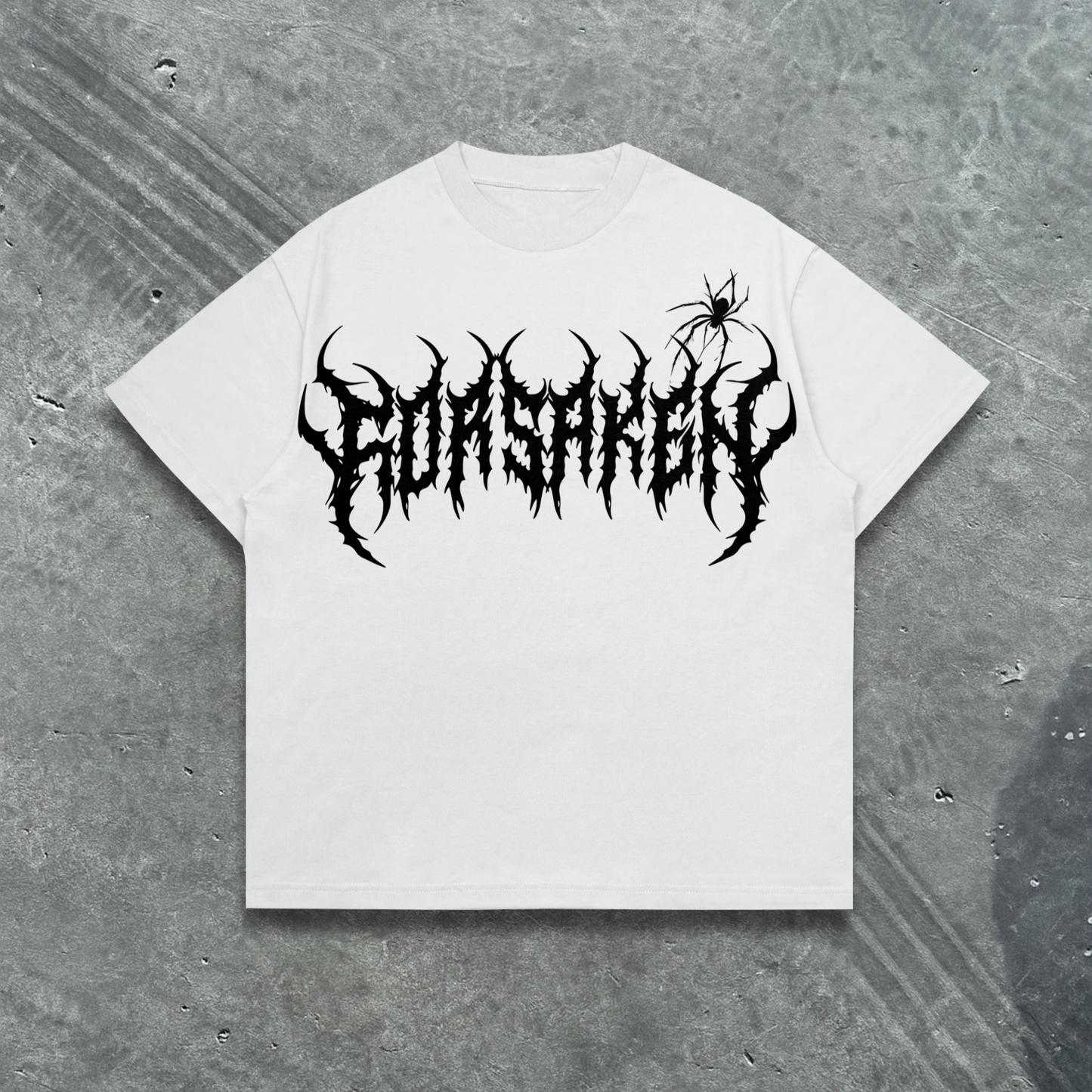 "GR1M" OVERSIZED TEE (WHITE)