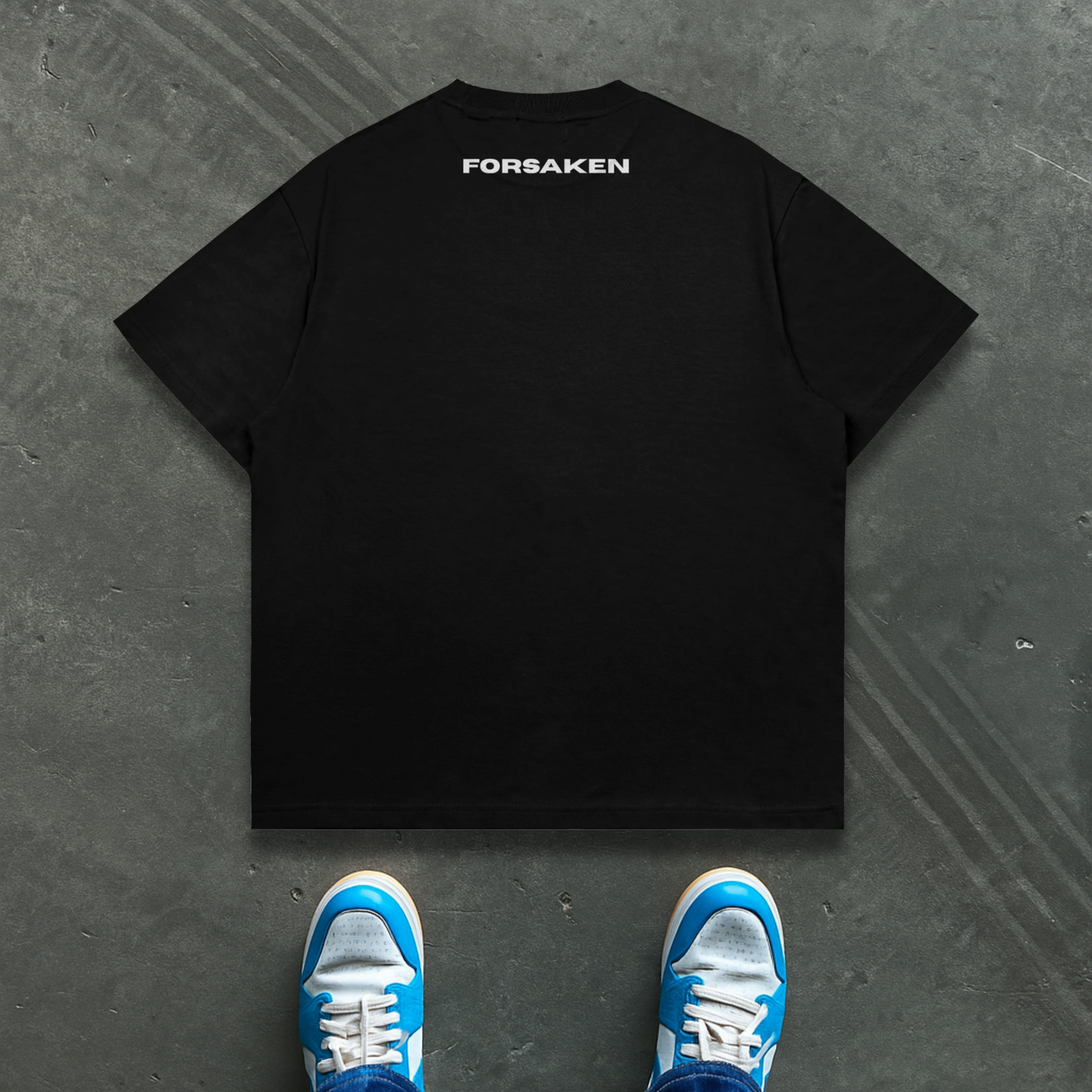 SOLID "BLACK" OVERSIZED TEE