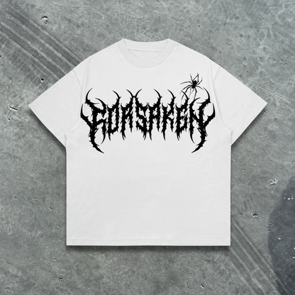 "GR1M" OVERSIZED TEE (WHITE)