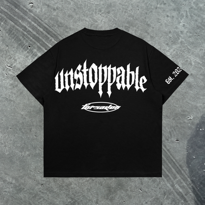 "UNSTOPPABLE" OVERSIZED TEE