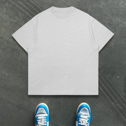 SOLID "WHITE" OVERSIZED TEE