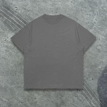 SOLID "GREY" OVERSIZED TEE