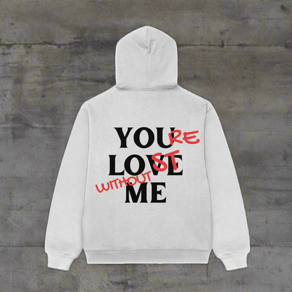 YOU LOVE ME Oversized hoodie